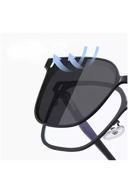 Alpottica Magnetic Eyewear 7021  2 in 1 Black