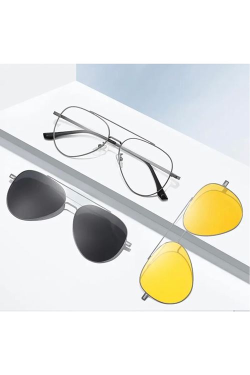 Alpottica Magnetic Eyewear 7603  3 in 1 GUN