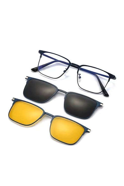 Alpottica Magnetic Eyewear 7012  3 in 1 DARK BLUE