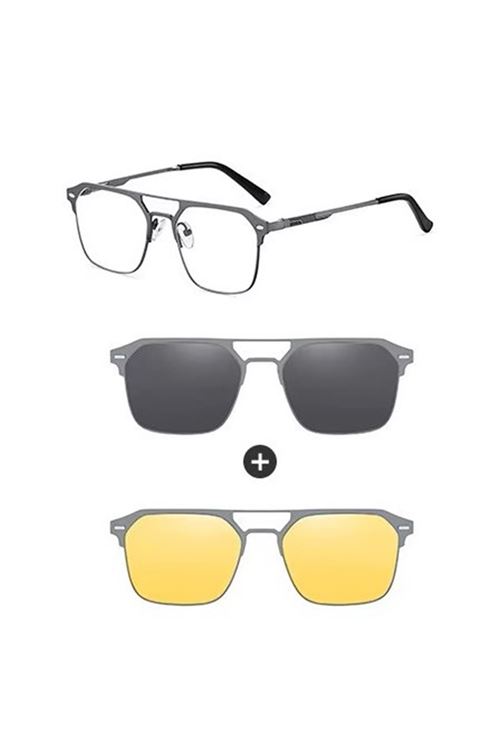 Alpottica Magnetic Eyewear 7609  3 in Gun