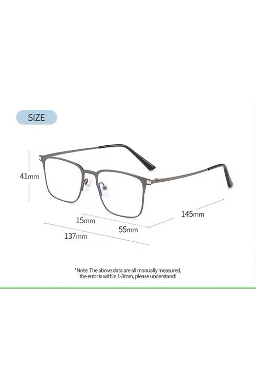 Alpottica Magnetic Eyewear 7012  3 in 1 DARK BLUE