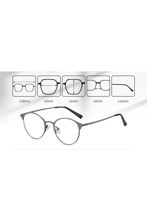 Alpottica Magnetic Eyewear 7029  3 in 1 BLACK