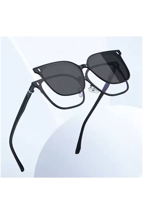 Alpottica Magnetic Eyewear 7021  2 in 1 Black