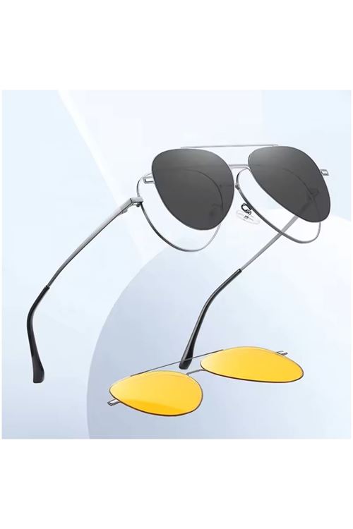 Alpottica Magnetic Eyewear 7603  3 in 1 GUN