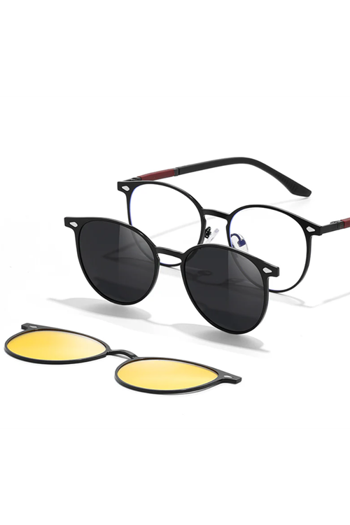Alpottica Magnetic Eyewear 7043  3 in Black