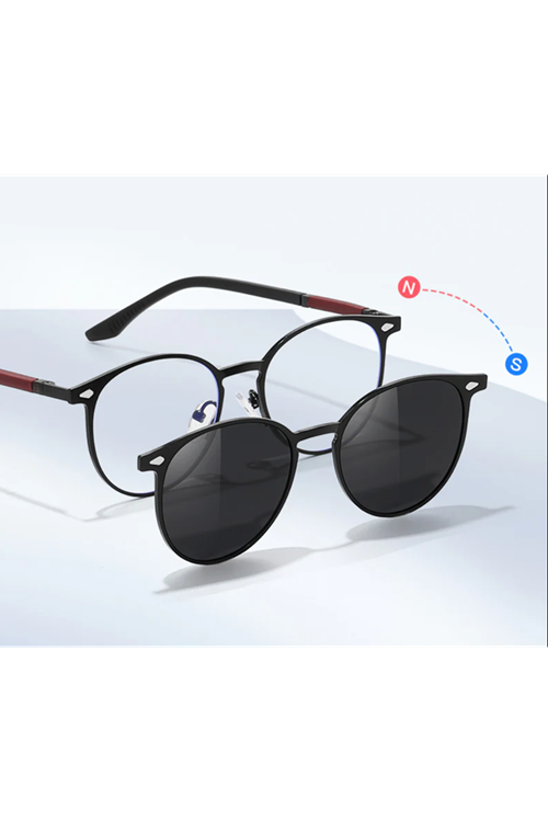 Alpottica Magnetic Eyewear 7043  3 in Black