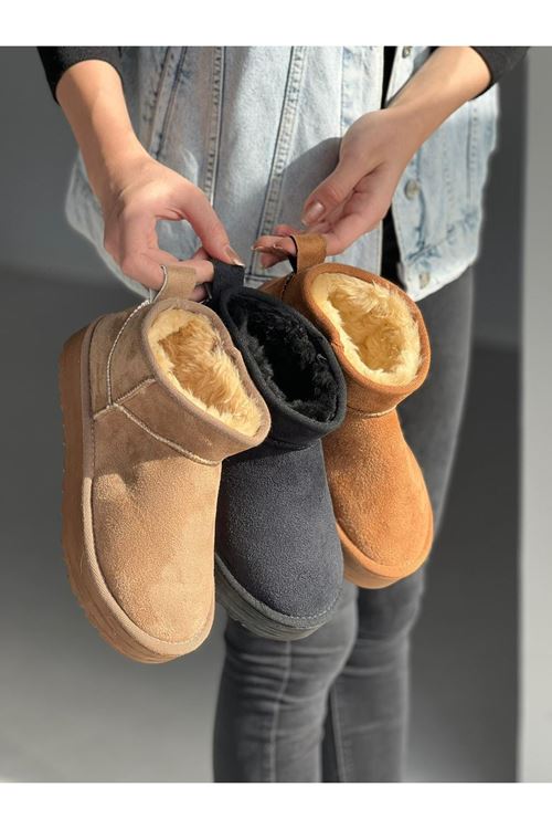 UGG Platform Taban Siyah Bot