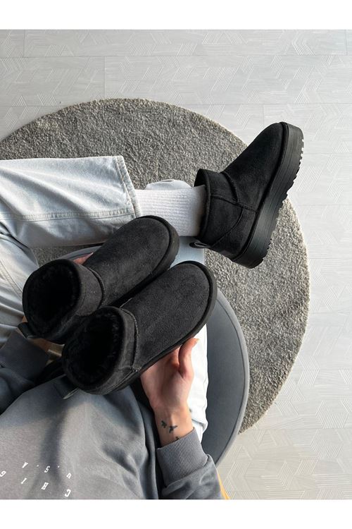 UGG Platform Taban Siyah Bot