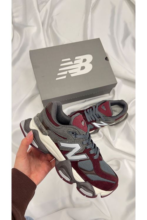 New Balance 9060 Füme Bordo