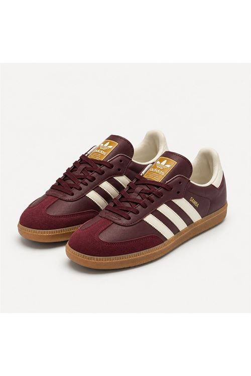 Adidas Samba Ayakkabı Bordo Beyaz