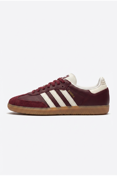 Adidas Samba Ayakkabı Bordo Beyaz