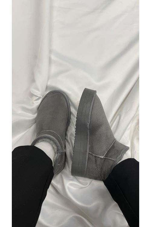 UGG Platform Taban Gri Bot 