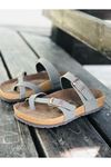 Birkenstock Çapraz Haki Terlik