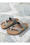Birkenstock Çapraz Haki Terlik