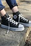 Converse Siyah Uzun Kürklü
