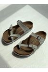 Birkenstock Çapraz Gri Terlik