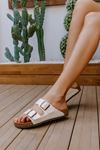 Birkenstock Tokalı Bej Terlik