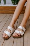 Birkenstock Tokalı Bej Terlik