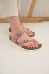 Birkenstock Çapraz Pembe Terlik