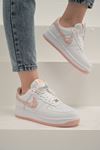 Nike Şal Desen Beyaz Pudra