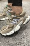New Balance 9060 Bej Gri Spor Ayakkabı