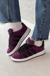 Adidas Campus Mor Siyah Spor Ayakkabı