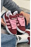 Adidas Campus Bordo Pudra Spor Ayakkabı