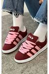 Adidas Campus Bordo Pudra Spor Ayakkabı