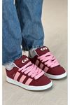 Adidas Campus Bordo Pudra Spor Ayakkabı