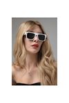 Alpottica Coldy White Black Unisex  Güneş Gözlüğü