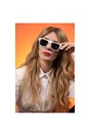 Alpottica Coldy White Black Unisex  Güneş Gözlüğü