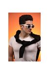 Alpottica Coldy White Black Unisex  Güneş Gözlüğü
