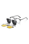 Alpottica Magnetic Eyewear 7028 5 in 1 Black