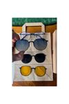 Alpottica Magnetic Eyewear 7023  4 in 1 Black