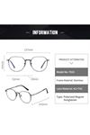 Alpottica Magnetic Eyewear 7023  4 in 1 Black