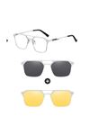 Alpottica Magnetic Eyewear 7609  3 in Silver