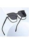 Alpottica Magnetic Eyewear 7021  2 in 1 Black